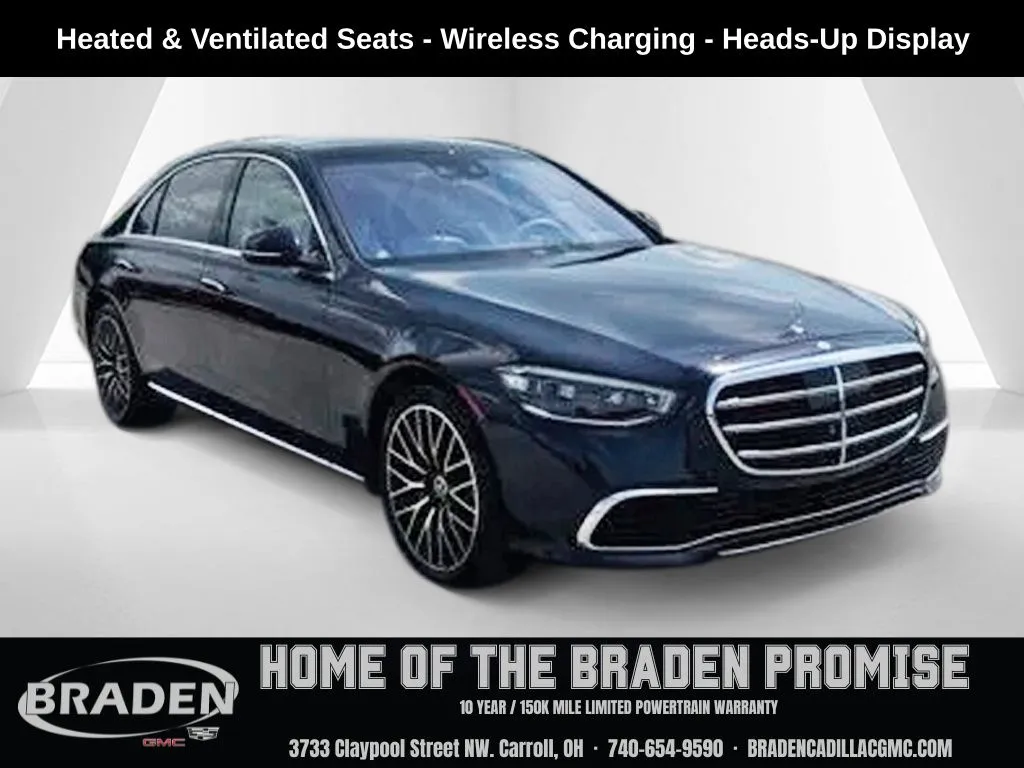 Blue 2022 Mercedes-Benz S-Class S 500 for sale in Carroll, OH