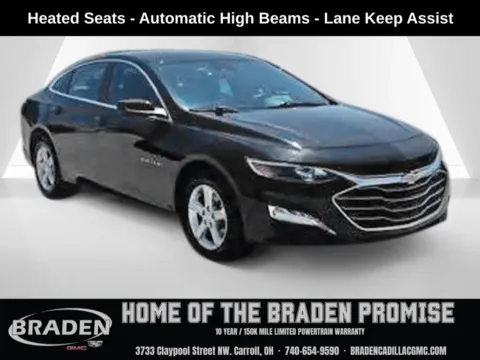 Black 2024 Chevrolet Malibu LT for sale in Carroll, OH