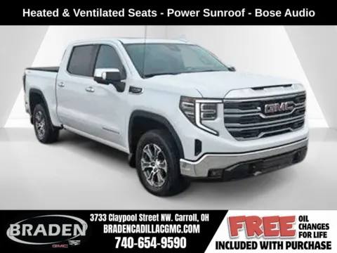 White 2026 GMC Sierra 1500 SLT for sale in Carroll, OH