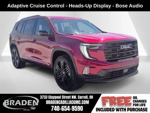 Red 2027 GMC Acadia Elevation for sale in Carroll, OH
