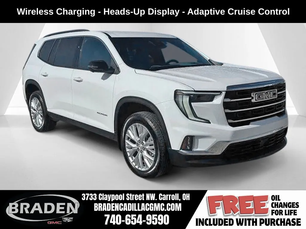 White 2027 GMC Acadia Elevation for sale in Carroll, OH