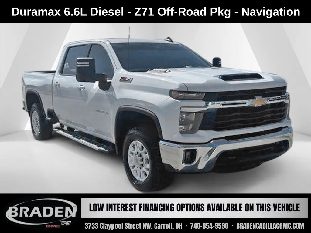 White 2025 Chevrolet Silverado 2500 HD LT for sale in Carroll, OH