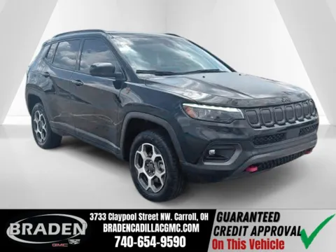 Black 2022 Jeep Compass Trailhawk for sale in Carroll, OH