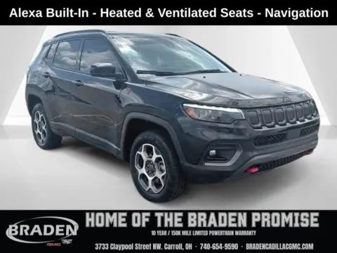 Black 2022 Jeep Compass Trailhawk for sale in Carroll, OH