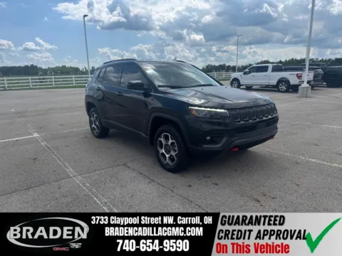 Black 2022 Jeep Compass Trailhawk for sale in Carroll, OH