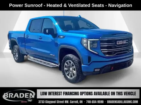 Blue 2024 GMC Sierra 1500 AT4 for sale in Carroll, OH