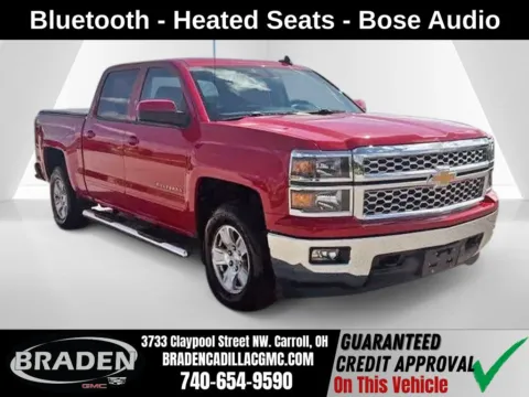Red 2015 Chevrolet Silverado 1500 LT for sale in Carroll, OH