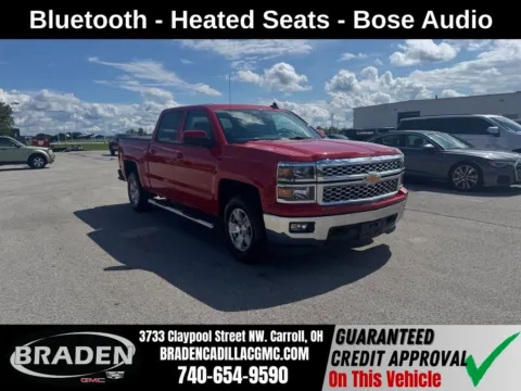 Red 2015 Chevrolet Silverado 1500 LT for sale in Carroll, OH