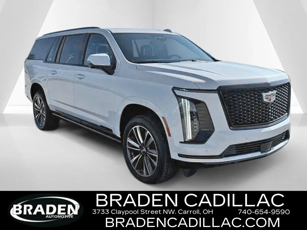 White 2026 Cadillac Escalade ESV Sport for sale in Carroll, OH