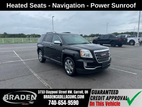 Black 2016 GMC Terrain SLT for sale in Carroll, OH