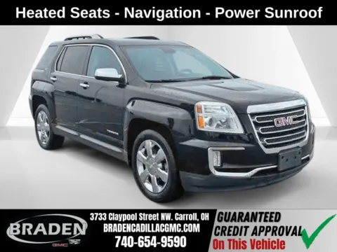 Black 2016 GMC Terrain SLT for sale in Carroll, OH