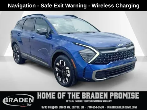 Blue 2024 Kia Sportage X-Line for sale in Carroll, OH