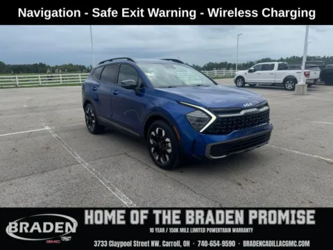 Blue 2024 Kia Sportage X-Line for sale in Carroll, OH