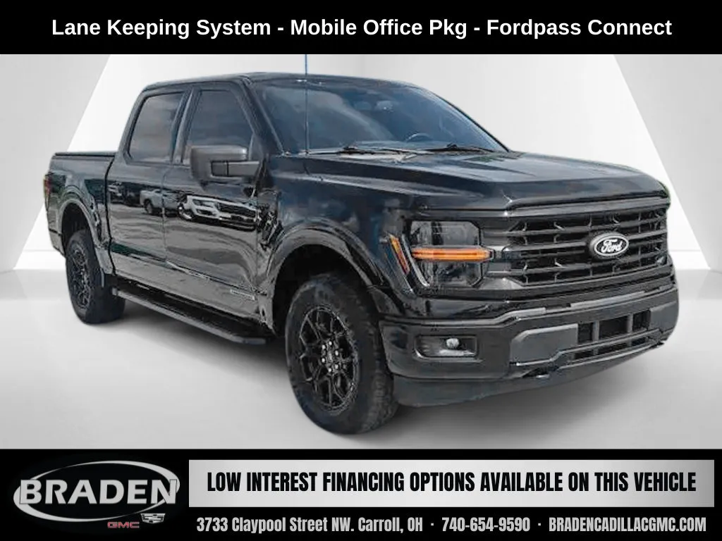 Black 2024 Ford F-150 XLT for sale in Carroll, OH