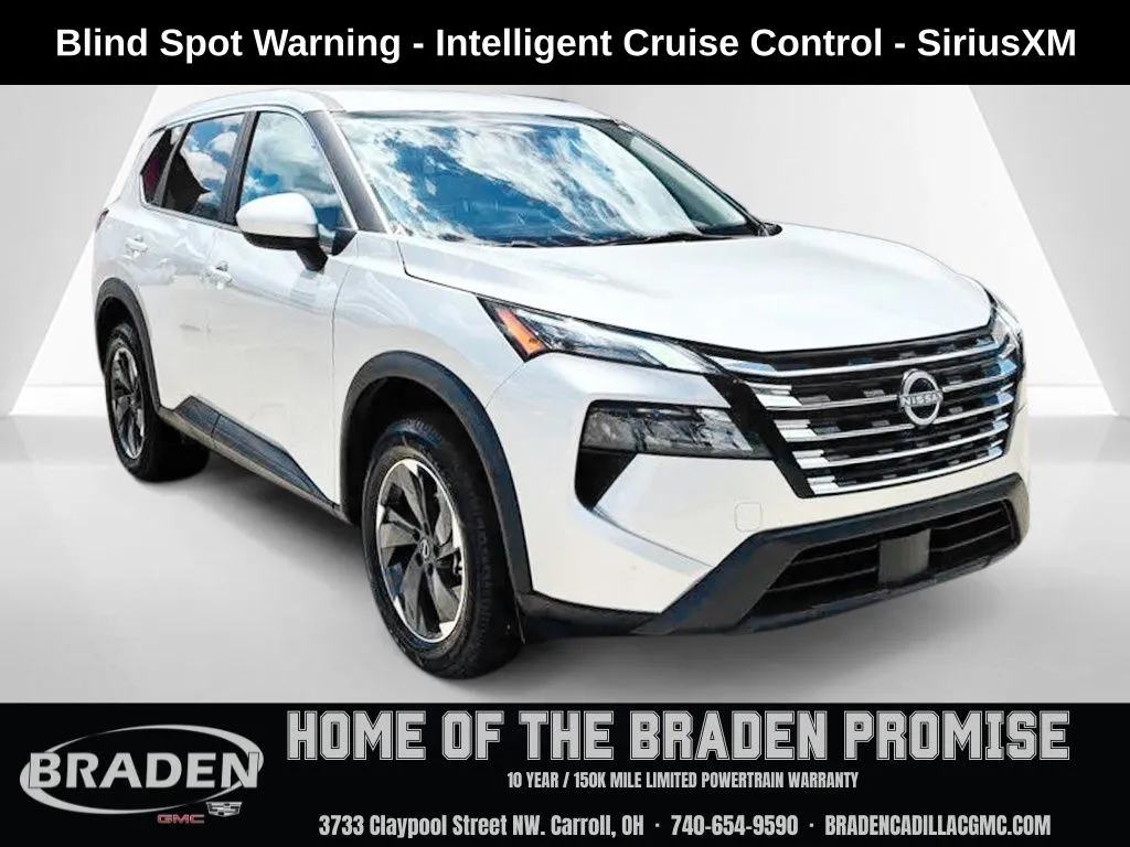 Silver 2024 Nissan Rogue SV for sale in Carroll, OH