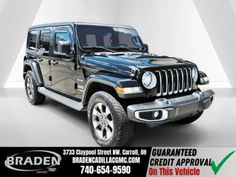 Black 2021 Jeep Wrangler Unlimited Sahara for sale in Carroll, OH