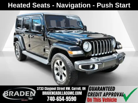 Black 2021 Jeep Wrangler Unlimited Sahara for sale in Carroll, OH