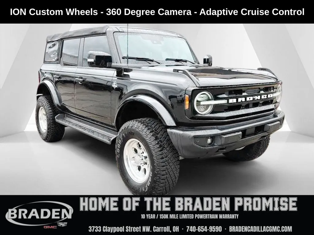 Black 2025 Ford Bronco Outer Banks for sale in Carroll, OH