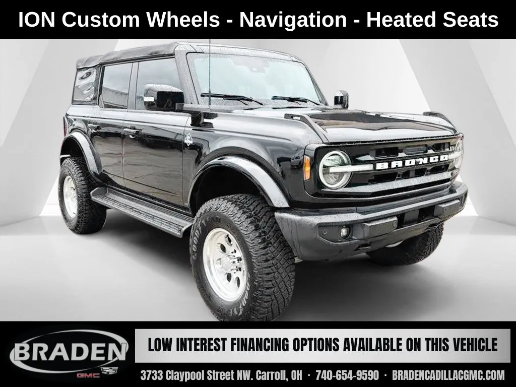 Black 2025 Ford Bronco Outer Banks for sale in Carroll, OH
