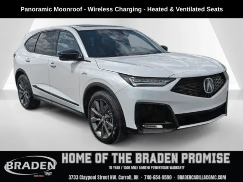 White 2025 Acura MDX A-Spec for sale in Carroll, OH