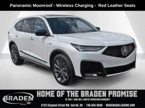 White 2025 Acura MDX A-Spec for sale in Carroll, OH