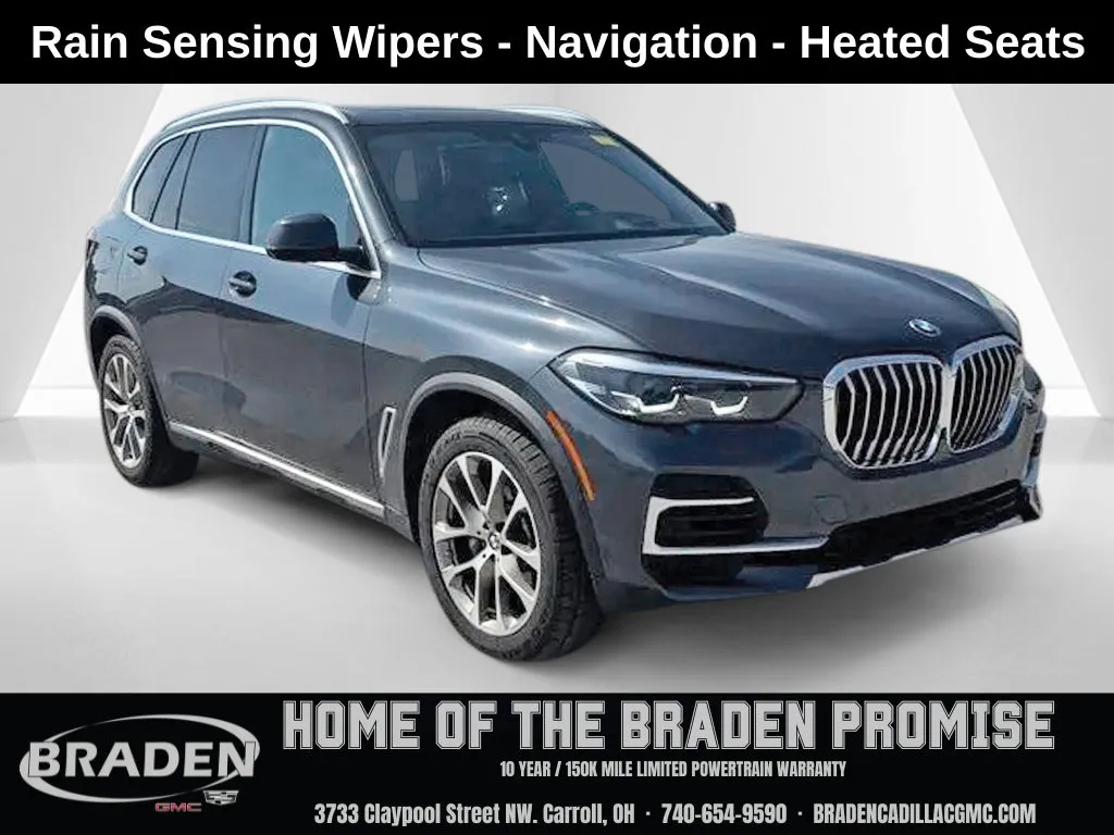 Gray 2022 BMW X5 xDrive40i for sale in Carroll, OH