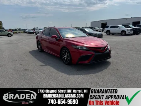 Red 2023 Toyota Camry SE for sale in Carroll, OH