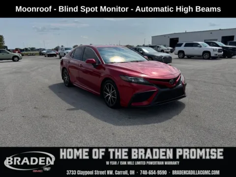 Red 2023 Toyota Camry SE for sale in Carroll, OH