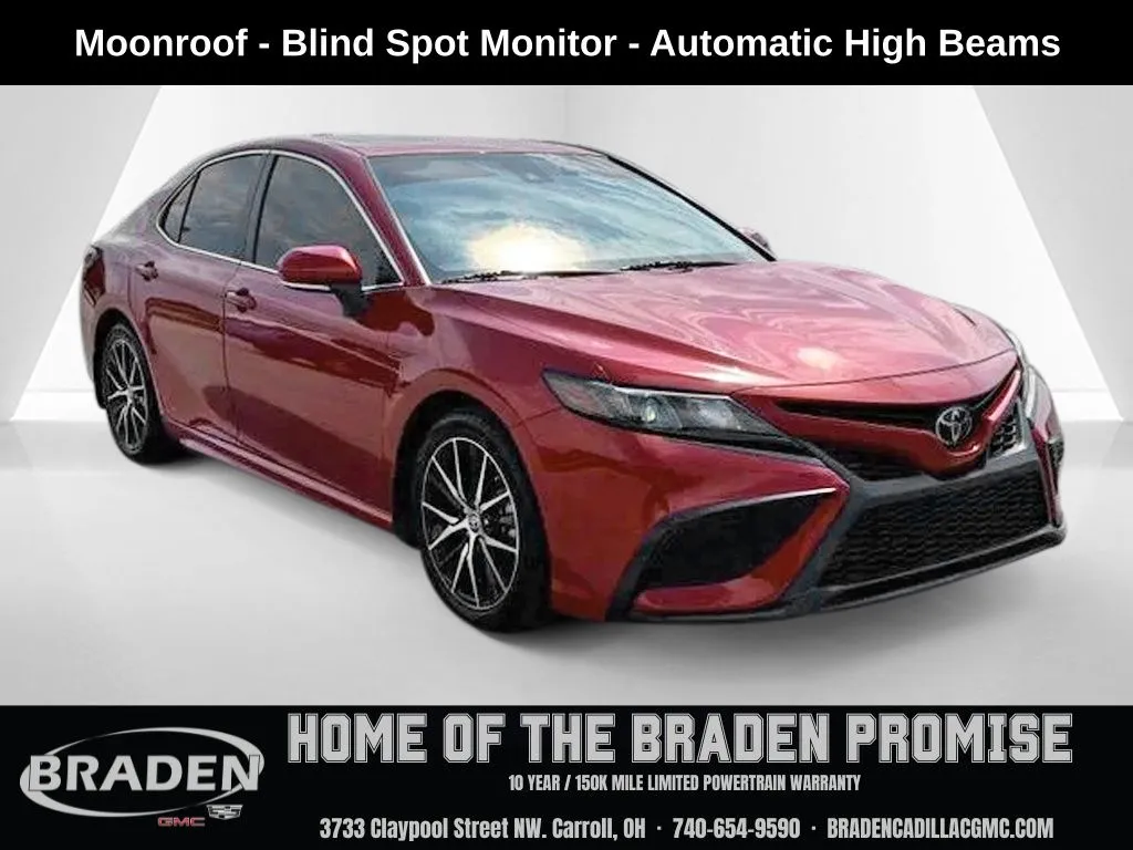 Red 2023 Toyota Camry SE for sale in Carroll, OH