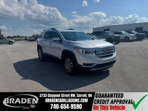 Silver 2017 GMC Acadia SLE-2 for sale in Carroll, OH