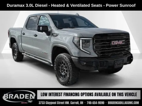 Gray 2024 GMC Sierra 1500 AT4X for sale in Carroll, OH