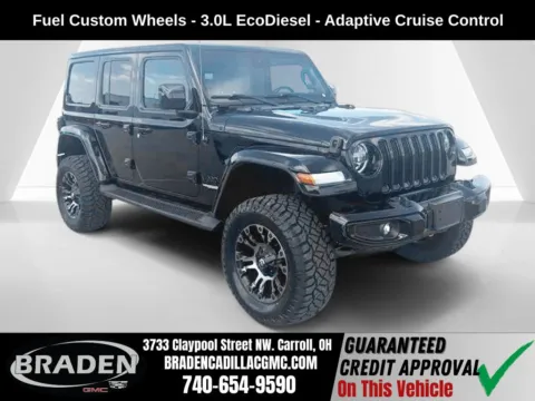 Black 2021 Jeep Wrangler Unlimited Sahara High Altitude for sale in Carroll, OH