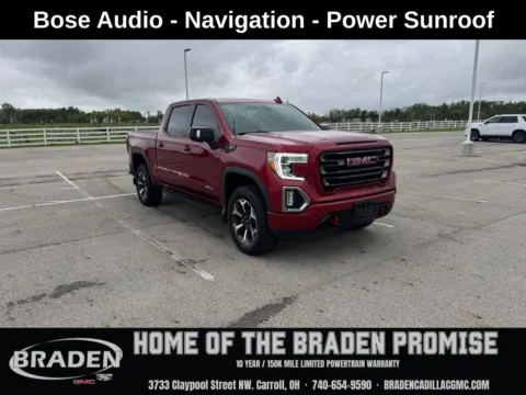 Red 2022 GMC Sierra 1500 Limited AT4 for sale in Carroll, OH