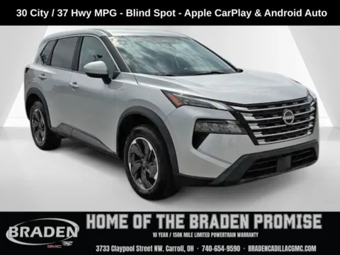 Silver 2024 Nissan Rogue SV for sale in Carroll, OH