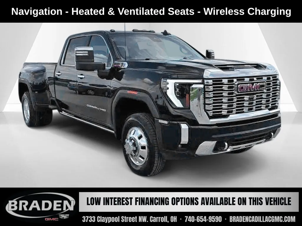Black 2024 GMC Sierra 3500 HD Denali for sale in Carroll, OH