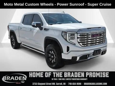 White 2024 GMC Sierra 1500 Denali for sale in Carroll, OH