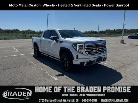 White 2024 GMC Sierra 1500 Denali for sale in Carroll, OH