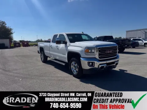 White 2015 GMC Sierra 2500 HD SLT for sale in Carroll, OH
