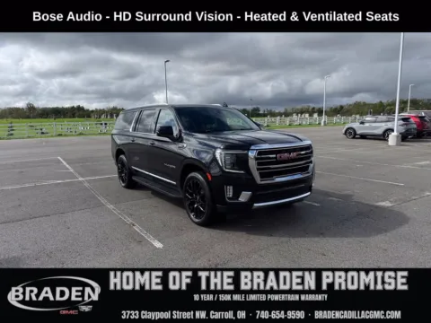 Black 2023 GMC Yukon XL SLT for sale in Carroll, OH