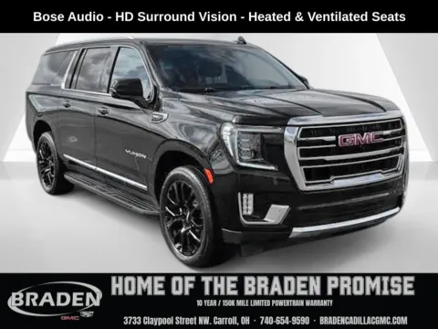 Black 2023 GMC Yukon XL SLT for sale in Carroll, OH