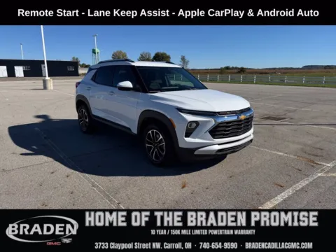 White 2025 Chevrolet TrailBlazer LT for sale in Carroll, OH