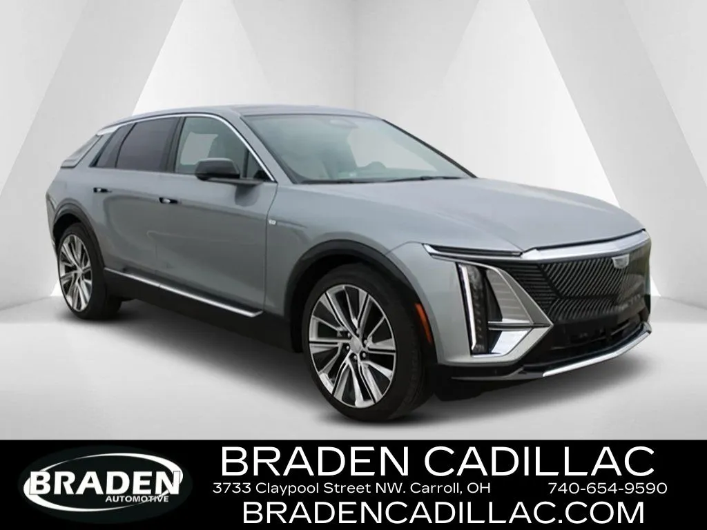 Silver 2024 Cadillac LYRIQ Luxury 3 for sale in Carroll, OH