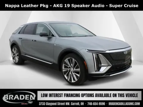 Silver 2024 Cadillac LYRIQ Luxury 3 for sale in Carroll, OH