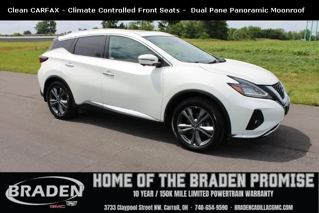 White 2023 Nissan Murano Platinum for sale in Carroll, OH