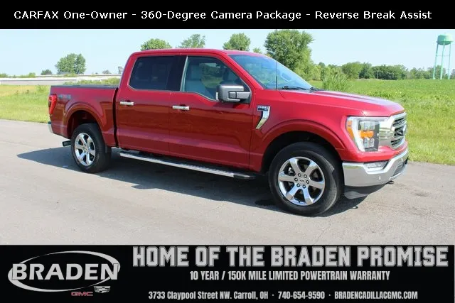 Red 2022 Ford F-150 XLT for sale in Carroll, OH
