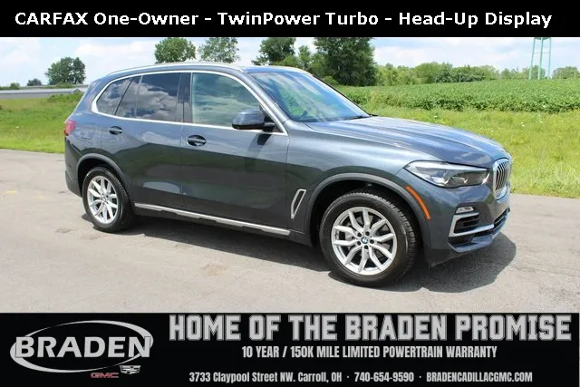 Gray 2019 BMW X5 xDrive40i for sale in Carroll, OH