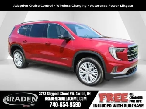 Red 2025 GMC Acadia Elevation for sale in Carroll, OH