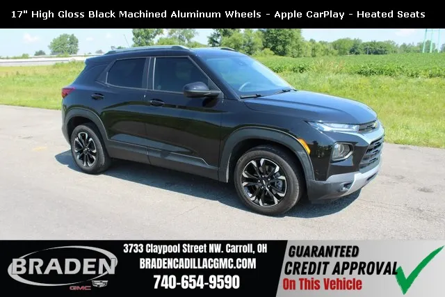 Black 2022 Chevrolet TrailBlazer LT for sale in Carroll, OH