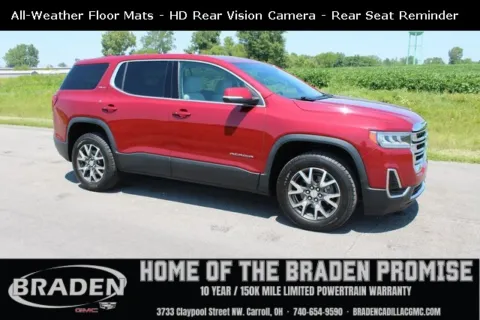 Red 2020 GMC Acadia SLE for sale in Carroll, OH