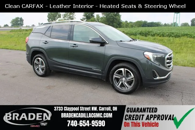 Gray 2019 GMC Terrain SLT for sale in Carroll, OH